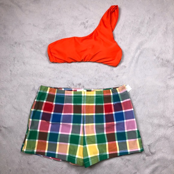 NWOT Anthropologie Classic One-Shoulder Bikini Top - Picture 3 of 13